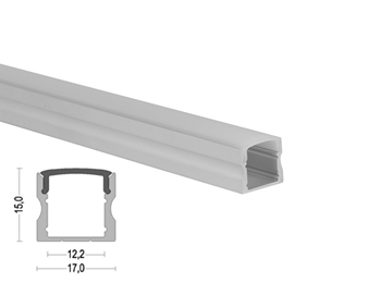 K15 17x15mm LED Aluminum Profile