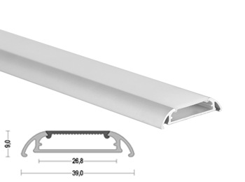 K19 39x9mm LED Strip Aluminum Profile