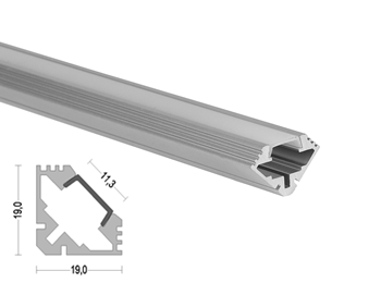 K21 19x19 LED Aluminum Channel