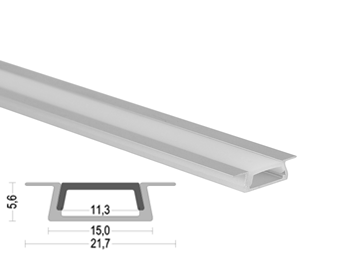 K23 Recessed 21.7*6mm LED Aluminum Profile
