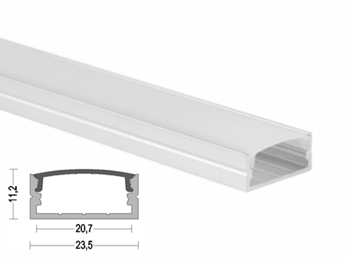 K38 23.5x11mm LED Aluminum Channel