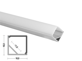 K41 16x16mm Corner LED Profile