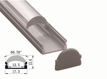 K45 17x13mm 60° Lense LED Aluminum Profile