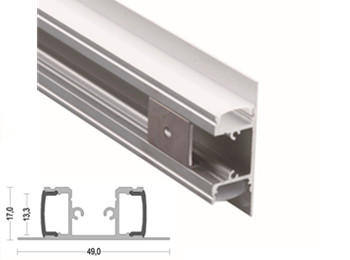 K58 17x49mm Wall Up and Down Lighting LED Profile
