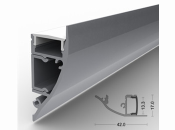 K59 43x18mm Up Lighting LED Aluminum Profile
