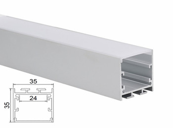 KN21 35x35mm Linkable LED Aluminum Profile