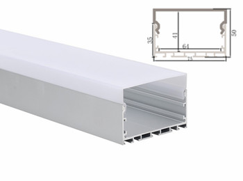 KN29 75x50mm LED Aluminum Profile