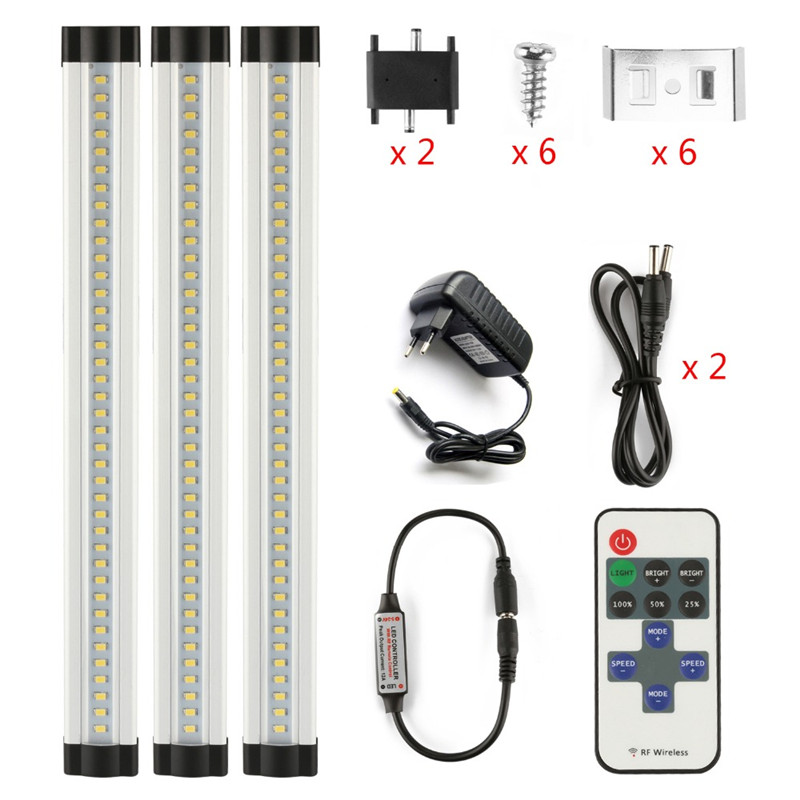 3pcs/set 30cm 3W DC12V LED Cabinet Lights Linkable