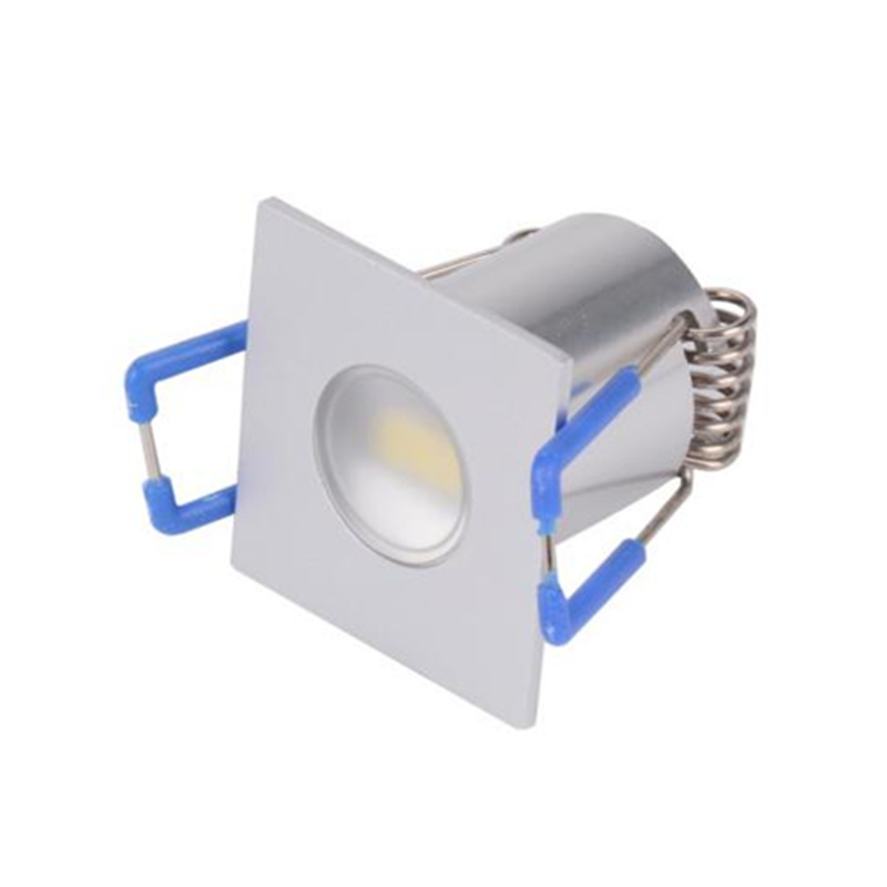 2W DC12V Mini Spot Light Square LED Cabinet Light