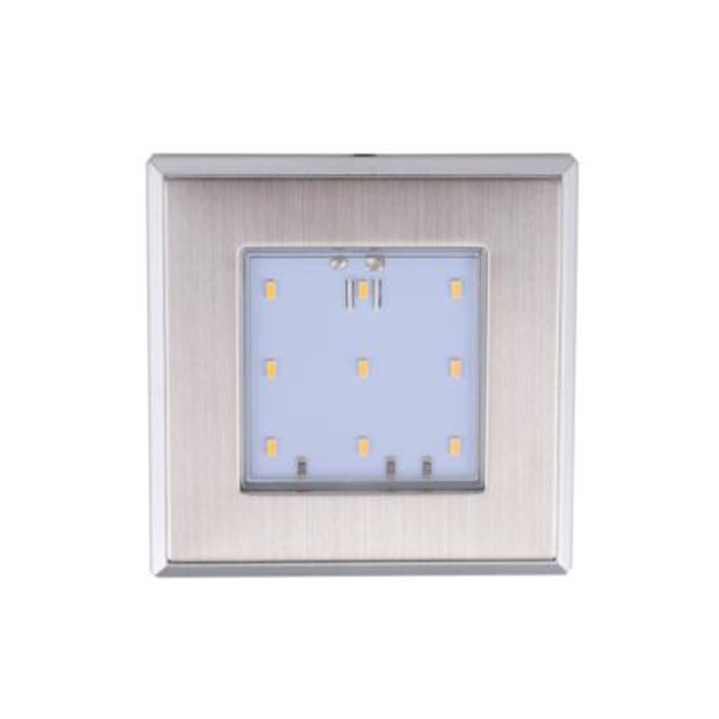 Stainless Steel LED Cabient Light DC12V 0.8W Clear Cover