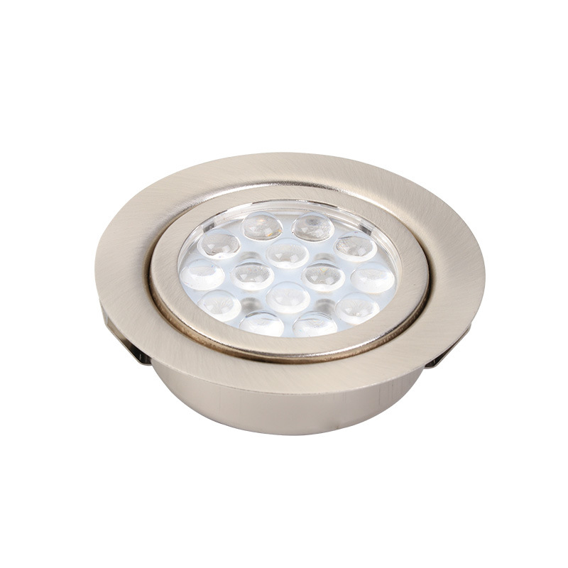 Round Kitchen Under Cabinet Lights Replacement 2W LED Cabinet Lights Recessed   