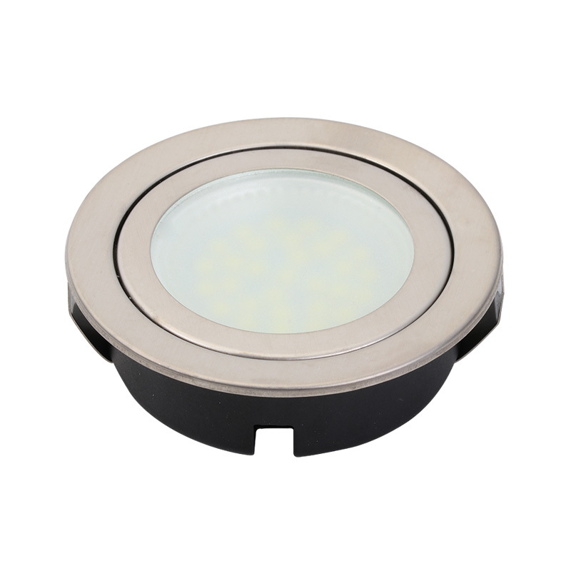Round Kitchen Under Cabinet Lights Replacement 2.5W LED Cabinet Lights Recessed