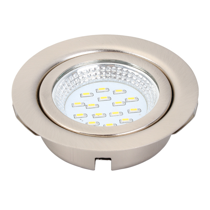 1.5W LED Wardrobe Light Round Recessed LED Cabinet Light